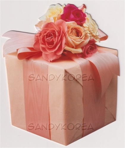 Pix-Gift with Roses 카드