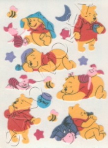 MAXI Fuzzy Pooh Sleeping