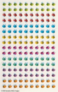 Maxi Chart Sticker Bee