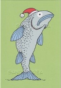 HMK-Humorous Holiday Characters -Fish 카드