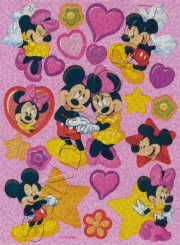Maxi Glittery Mickey and Minnie