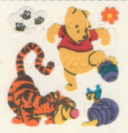 Fuzzy Pooh with Tigger